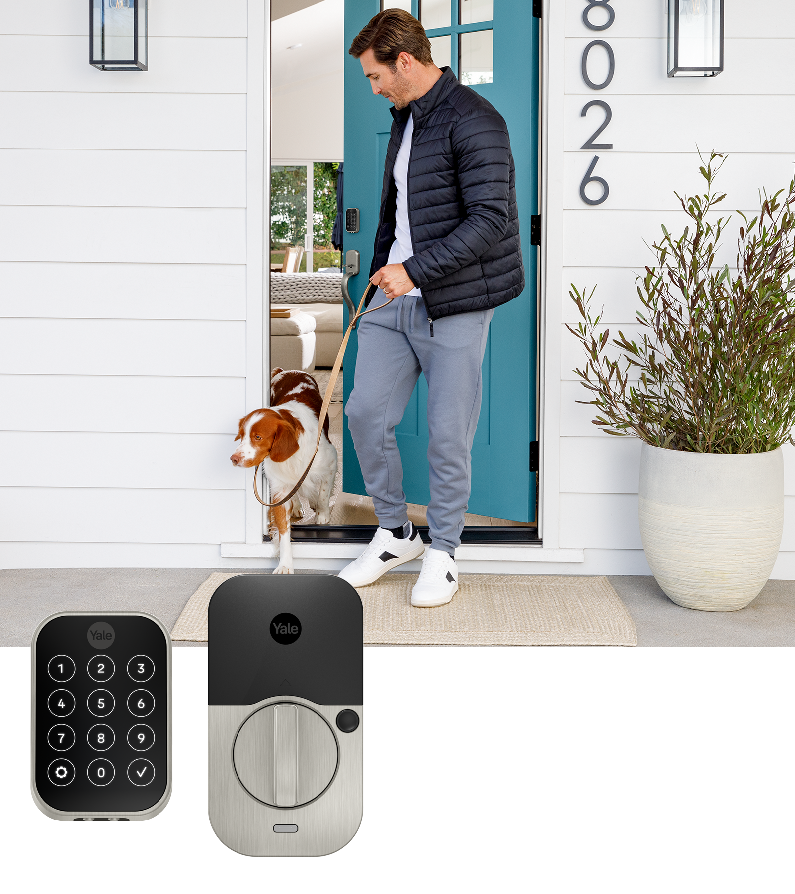 Yale Assure Lock 2 Key-Free Touchscreen with Bluetooth in Satin Nickel